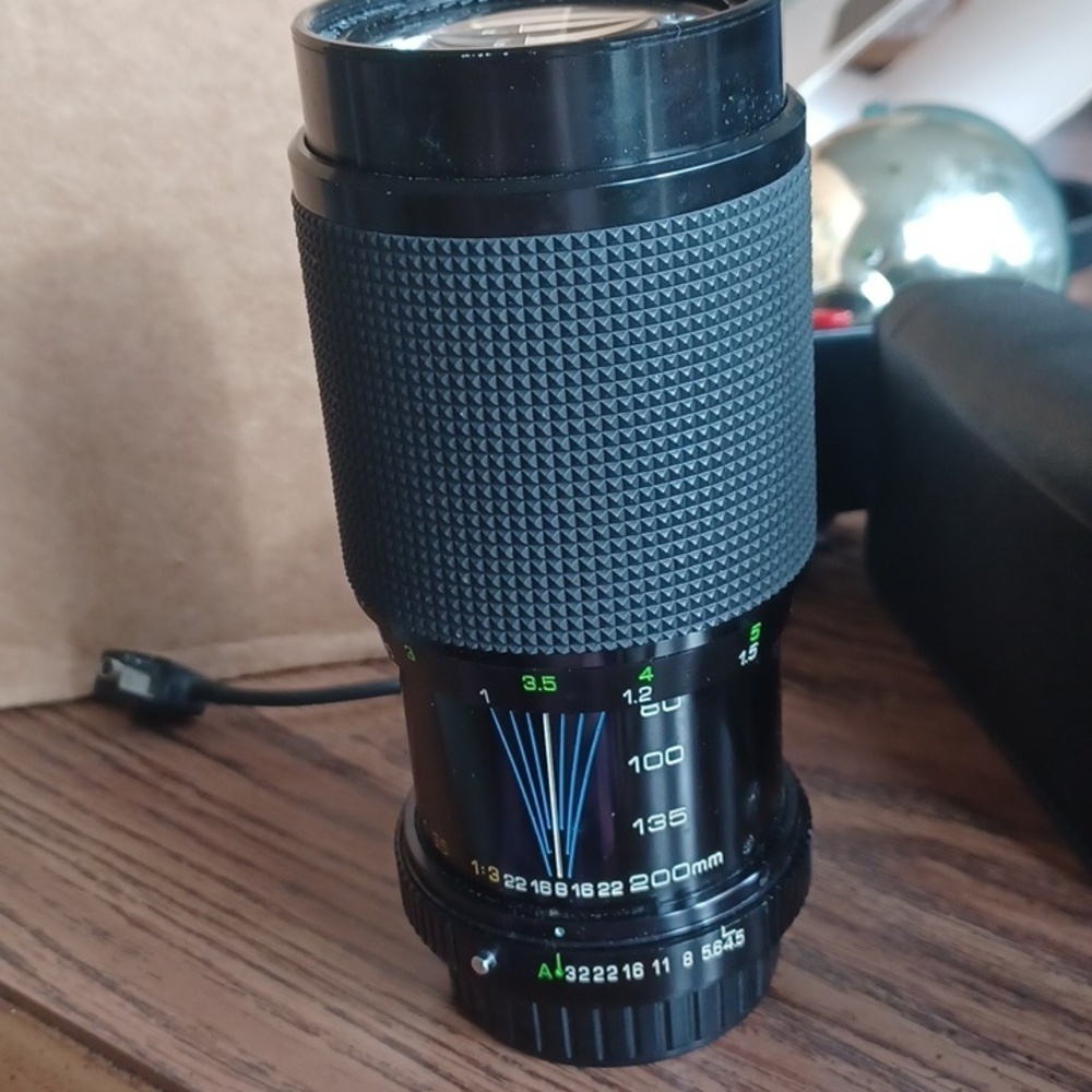 Rokinon MC Zoom lens 80-200mm , 1:45, 55mm, PK